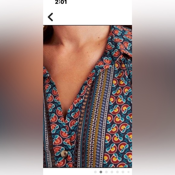 Anthropologie Janie Flounced
Peasant Blouse size 8 - Picture 2 of 10